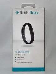 FITBIT FLEX 2 FITNESS WRISTBAND NEW NRFP Sealed BLACK BAND