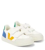 [Veja Kids] Veja Kids V-12 ChromeFree leather low-top sneakers UK 1.5 white