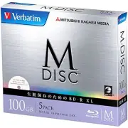 Mitsubishi Chemical Media M-DISC 1 times for recording BD-R XL DBR100YMDP5V1 si
