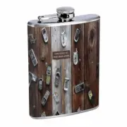 Destroy Cellphones Em1 Flask 8oz Stainless Steel Hip Drinking Whiskey