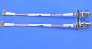 2 Harbour Industries TNC to MCX Right Angle (F/F) 50 Ohm Adapter Connectors Nice