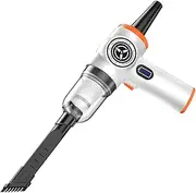 Compact Cordless Car Vacuum Cleaner | Rechargeable Vacuum | Multi-Nozzle Handheld Vacuum | Handheld Vacuum Cleaner | Cordless Dust Busters | Lightweight & Portable for Cleaning Your Car or Furniture