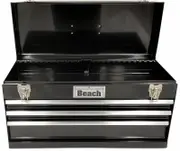 Beach B4P3C - Tool Box - 3 Drawer Portable Charcoal