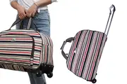 Wheeled Backpack Hand Luggage Suitcase Cabin Trolley-Multicolor