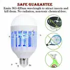 Electric Mosquito Fly Killer Lamp Home Bulb Insect Pest Bug Zapper Catcher Light