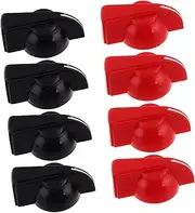 Yardwe 8pcs Durable Potentiometer Knobs for Amplifiers Effect Pedals Volume Control for Home Recording Performances Guitar Accessories
