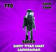 Shiny Titan Swat Cameraman - Toilet Tower Defense | TTD | CHEAPEST - ROBLOX