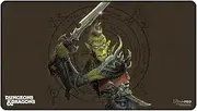 Ultra Pro - Dungeons & Dragons Planescape: Morte’s Planar Parade Black Stitched Card Playmat, Use as Oversize Mouse Pad, Desk Mat, Gaming Playmat, TCG Card Game Playmat, Protect Cards During Gameplay