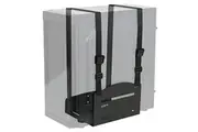 VIVO Universal PC Wall Mount, Adjustable Steel Bracket, Computer Case, Open Frame CPU Strap Holder, Black, MOUNT-PC03V