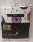 New 60" Round Vinyl Halloween Table Cloth "Totally Ghoul" Kmart