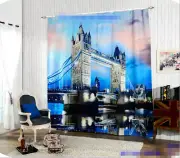3D Sky build 42 Blockout Photo Curtain Printing Curtains Drapes Fabric Window AU