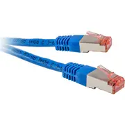 PRO2 LC7530BL 10M Blue Cat6a Patch Shielded Double Shielded, Inner Pairs Are Also Individual