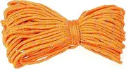 20M Reflective Rope Paracord Cord Gear Lanyard 1 Inner Strand Core for Camping Awning Orange