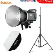 Godox MS300 Studio Strobe Flash with Reflector + 60*60cm Softbox + Light Stand