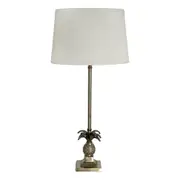 [Florabelle Living] Haiti Pineapple Table Lamp Base Antique Silver