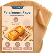 Unbleached Parchment Paper Baking Sheets, 9x13IN Precut Non-Stick Parchment P...