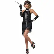 Fabulous Flapper Roaring 20s Jazz Gangster Party Adult Womens Costume