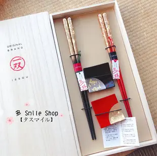 進口制精致漆器金箔婚禮夫妻實木對筷帶筷子架木盒裝