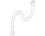 Genuine Nissan Flex Hose 46210-3JA0E (for: Nissan)