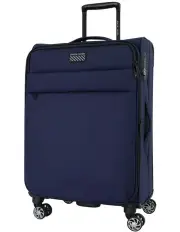 [PIERRE CARDIN] Horizon Soft Water-Repellent Medium Suitcase Spinner in Navy