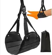 BOOC Complete Set Portable Travel Footrest Adjustable Height Sling Memory