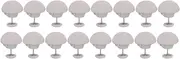 Mushroom Shaped Quilt FIXATOR for Home Cushion 16PCS Bed DUVT Sheet Fixing Clip (Grey)