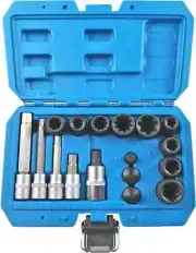 FORCE PRO 17PC PORTABLE BRAKE CALIPER SOCKET SET REPAIRING TOOL SOCKET