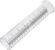 ibasenice Practical Rain Gauge Device 2 Pcs Gauge Holder Simple Application Accurate Measurement High Definition Scale