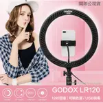 【EYE攝影】現貨 GODOX LR120 可調色溫 LED環形補光燈 主播燈 直播燈 美妝 眼神燈 持續燈 彩妝 微距