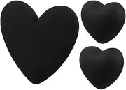 3Pcs Heart Patch Cable Protector Adorable Matte Finish Resin Charms for Data Lines DIY Accessories for Personalizing Cables Versatile for Everyday Use Lovely Flat