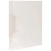 King Jim A4 2 D-Ring Simplease Binder 30mm Clear