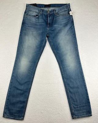 J Brand Tyler Jeans Mens 36 Blue Denim 100% Cotton Slim Fit Straight Leg Zip Fly