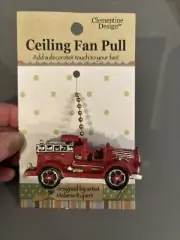 Clementine Design Ceiling Fan Pull Fire Truck Engine 232 Melanie Rupert TN