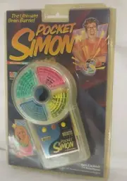 POCKET SIMON ELECTRONIC HANDHELD TRAVEL GAME MILTON BRADLEY 1995 NEW VINTAGE