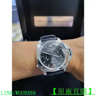 Panerai 沛那海 Luminor 8日鍊 PAM275 44MM 單把計時 GMT 盒單全