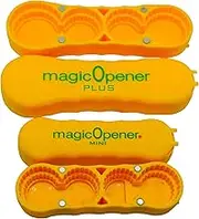 NEW - magic Opener COMBO | Bottle Opener | Twist-off - Plastic Bottles | Easily open over 16 different plastic cap sizes | Arthritis Help | Arthritis Aids | Helpers | Ergonomic | Pull Tab Soup Cans