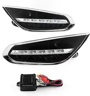 LED DRL Daytime Running Light Front Driving Fog Lamps Assembly Accessories Compatible With Volvo S60 2011 2012 2013