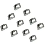 Marine 1" Cam Buckle Rachet Tie Down Webbing Straps 100 WLL Stainless Steel 10Pc