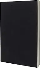 LayFlat Sketchbook - 5.5 x 8.25 Inches - Black Blank Note Book, 64 Sheets, Thick 100gsm Paper…