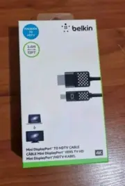 BELKIN 3.6M CABLE MINI DISPLAY PORT TO HDMI FR MACBOOK HD 4K F2CD080BT06 BOX