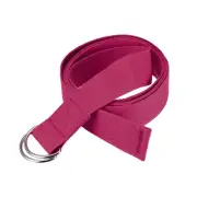 Yoga Strap-6FT Stretch Band with D-Ring for Pilates Stretch Workout, Rose Red