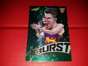 2017 AFL Select Footy Stars GREEN STARBURST CARD SB08 BRISBANE DAYNE ZORKO