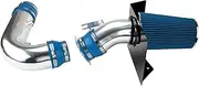 ZonCar Cold Air Intake System 4" High Flow Inlet for F150/Expedition 4.6L 5.4L V8 1997-2003, F250 5.4L V8 1997-1999, Navigator 5.4L V8 1998-1999 Blue