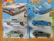 Hot Wheels 71 Datsun 510 94 Bugatti EB110 SS 70 Toyota Celica AMC Rebel Machine