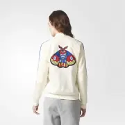 Adidas EMBELLISHED ARTS SUPERSTAR JACKET Track Sweat Top shirt firebird Sz M nwt