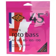Rotosound RB455 Rotobass 5 String Bass Strings 45-130 Gauge Nickel on Steel
