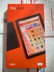 2024 13th Gen Amazon Fire Full HD 10" 64GB Tablet Black Newest]