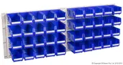 Geiger HP1KITB - 40 Bin Hanging Panel Kit - Blue