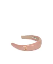 Patent leather headband One size pink