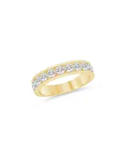 Bloomingdale's Fine Collection Diamond Channel Set Band Ring in 14K Yellow Gold, 1.0 tcw